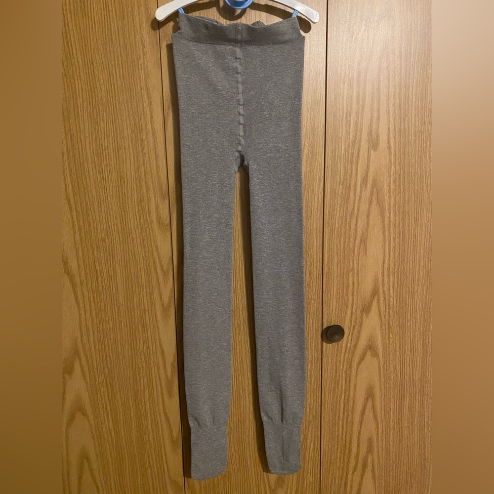 Gray Seamless Thermal Leggings